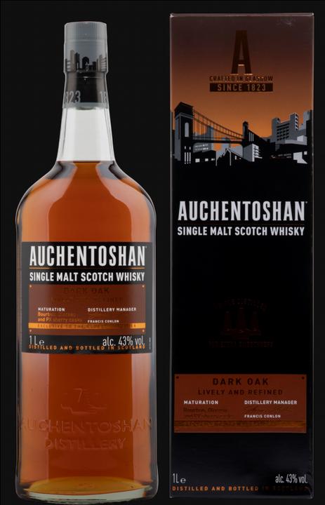 Actual product image Auchentoshan Single Malt Dark Oak (Single Malt, Scotch whisky, 1 x 100 cl)