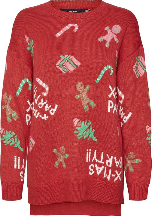 Vero Moda VMXMASPARTY LS H/L O-NECK PULL. XMAS EXC Strickpullover