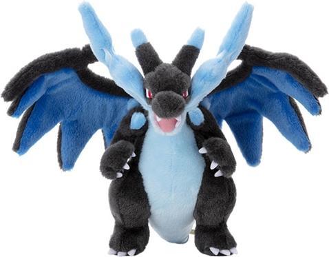 Actual product image Pokémon Mega Charizard X Plush - 35 cm (31 cm)