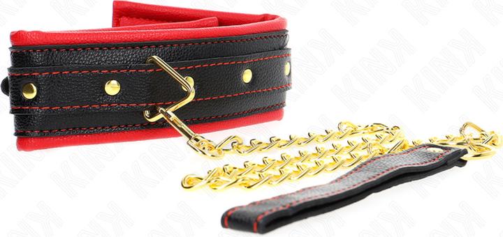 Image du produit Kink Collier Avec Bande En Simili Cuir éponge Modèle 2 Réglable 37-54 cm X 3 cm