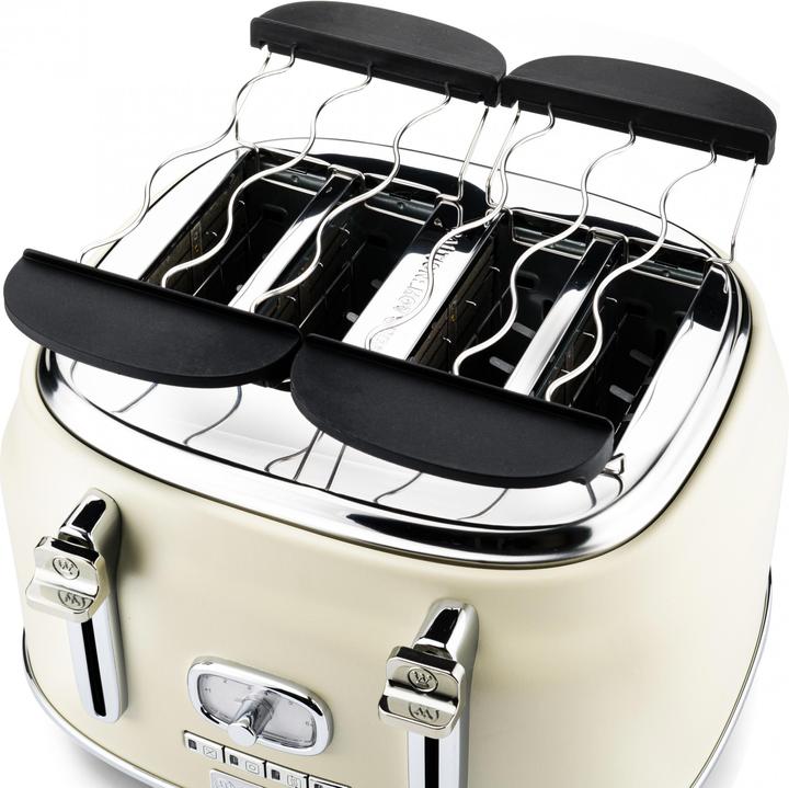 Immagine prodotto Westinghouse Set colazione retrò, tostapane a 4 scomparti + bollitore da 1,7 l (1.70 l)