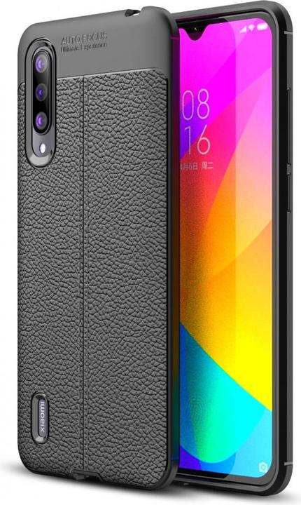 Actual product image Screenguard Xiaomi Mi 9 Lite Case Leather Design TPU Cover (Mi 9 Lite)