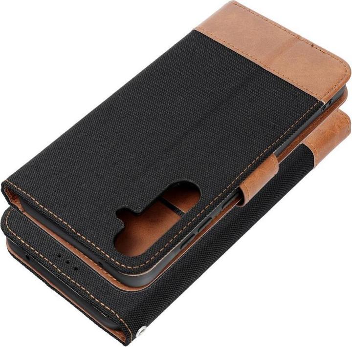 Actual product image OEM Book case JEANS Book for Xiaomi Redmi Note 14 5G black (Xiaomi Redmi Note 14 5G)