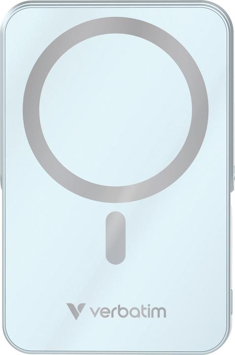 Productafbeelding Verbatim Charge ‘n’ Go Power Bank with Stand Magnetic Wireless 10000mAh - Blue (10000 mAh, 20 W, 37 Wh)