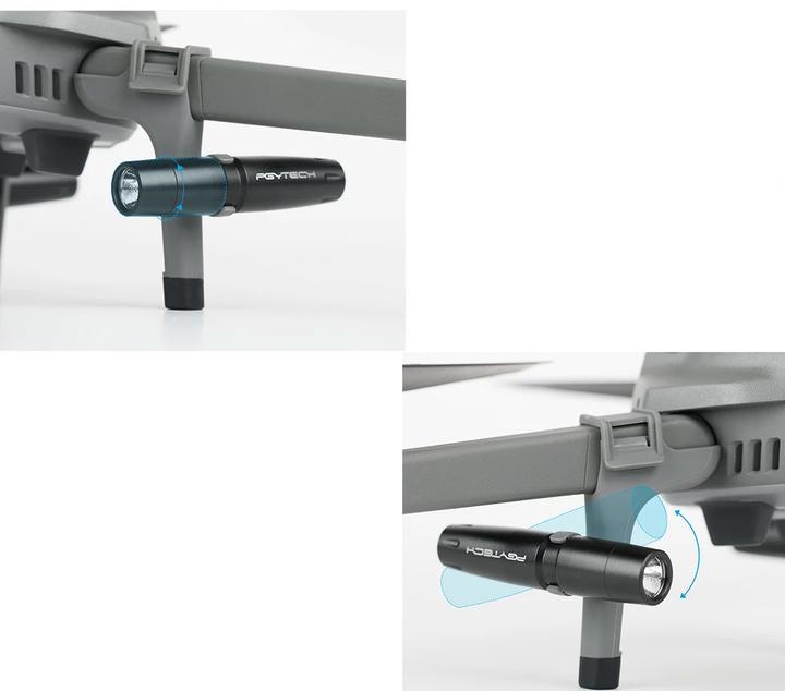 Produktbild Pgytech Landegestell-Erweiterung und Dual-LED-Scheinwerfer (Drohnen Landegestell, DJI Mavic 2)