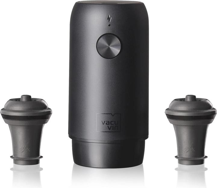 Produktbild Vacu Vin Vacuvin Weinpumpe Elektrische Vakuumpumpe Schwarz, Detailfarbe (Weinpumpe)