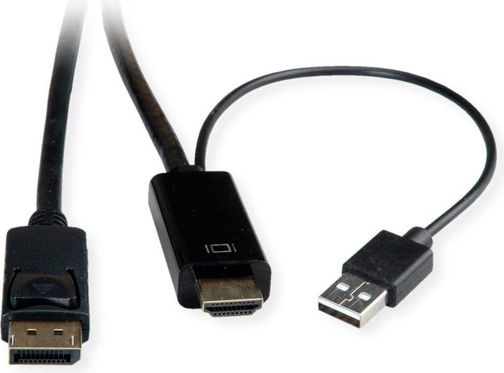 Produktbild Roline HDMI (Typ A) — DisplayPort (3 m, DisplayPort)