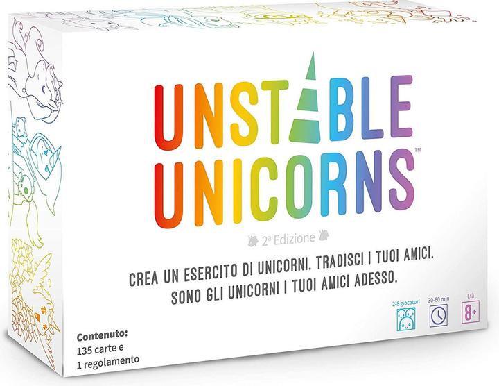 Actual product image Asmodée ASMODEE 8567- Unstable Unicorns (Italian)