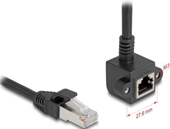Produktbild Delock Netzwerk Verlängerungskabel RJ45 Stecker zu RJ45 Buch (F/UTP, CAT6, 3 m)