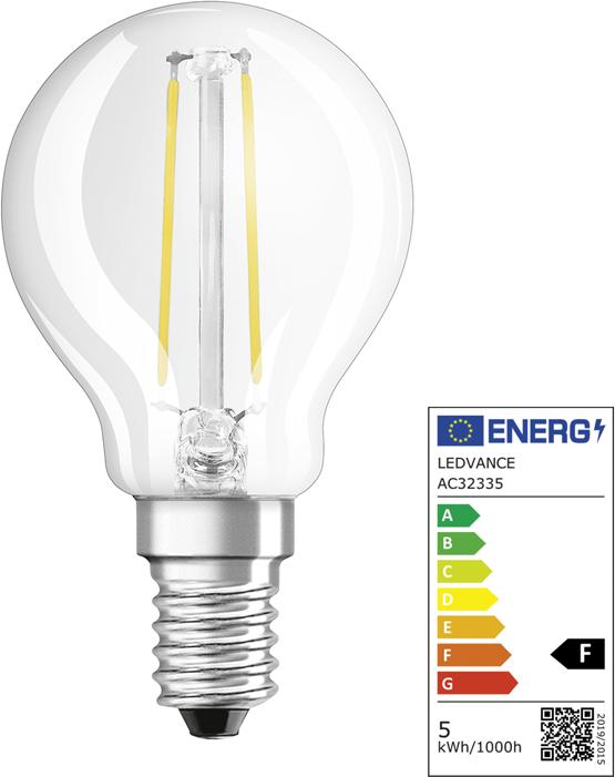 Produktbild Osram Led Retrofit Classic P (E14, 40 W, 470 lm, 1 x, F)