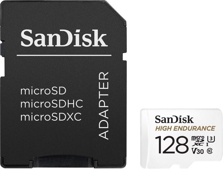 Productafbeelding SanDisk High Endurance (128 GB, microSDXC, U3, UHS-I)