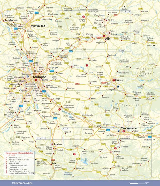 Image du produit Reiseführer Toulouse, Albi, Carcassonne (Allemand, Heike Bentheimer, 2022)