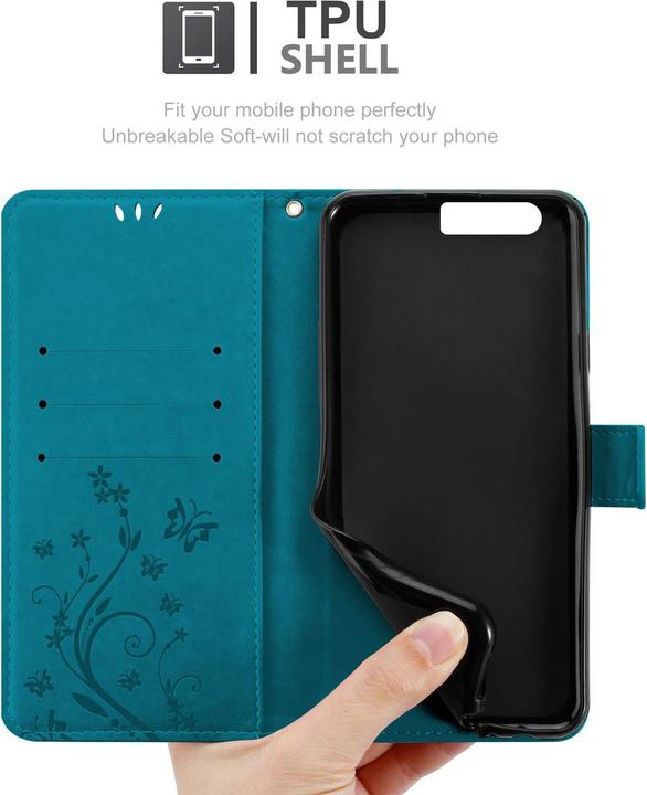 Produktbild Cadorabo Flower Book Cover (Honor 9)
