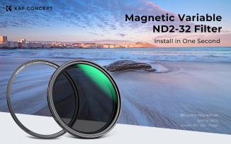 Produktbild K&F Concept Grauer einstellbarer Magnetfilter Nano-X MRC Fader ND2-32 - 72 mm (72 mm, ND- / Graufilter, 72 mm)