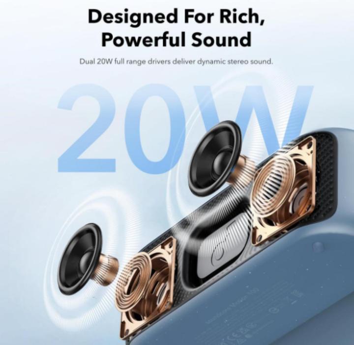 Actual product image soundcore Bluetooth speaker Motion 100 black (12 h, Rechargeable battery operated)