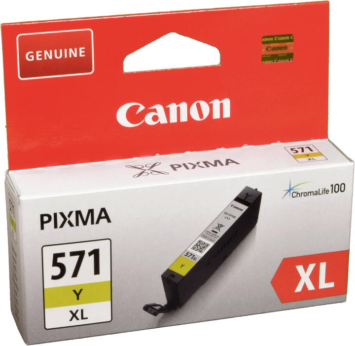 Actual product image Canon Cli-571y XL (Y)