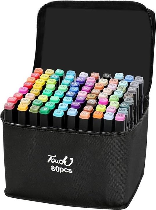 Extralink MARKERY 80SZT (Mandel, Schwarz, Aqua, Blauviolett, Karmin, Burgund, Anthrazit, Braun, Gemischte Farben, Chrome..., 80 x)