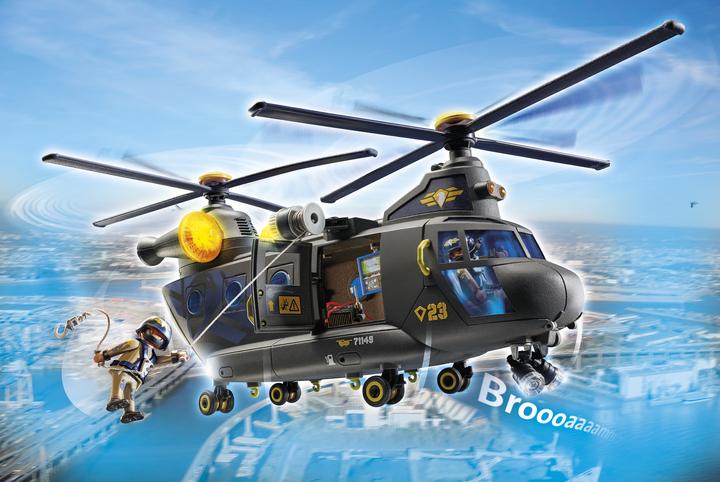 Actual product image Playmobil SWAT rescue aircraft (71149, Playmobil City Action)