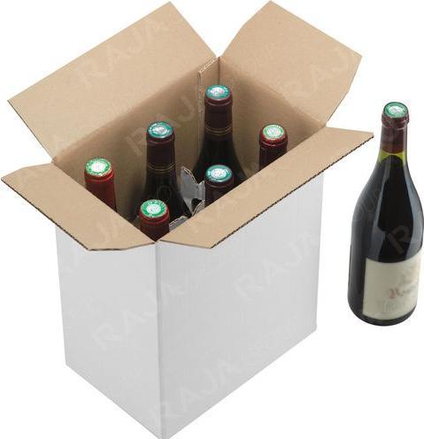 Produktbild Raja Flaschenversandkarton mit Trennstegen 6 x 75CL (1 x)