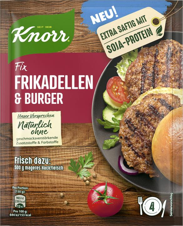 Produktbild Knorr Fix Frikadellen und Burger Beutel (46 g)