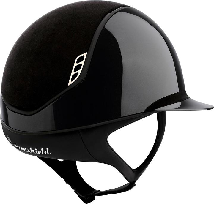 Actual product image Samshield riding helmet custom shadowglossy alcantara 2.0 (M)