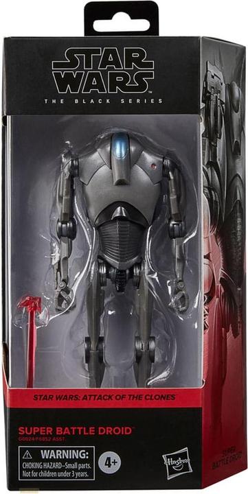 Immagine prodotto Hasbro Star Wars Episodio II Serie Nera - Figura d'azione Super Droide da battaglia 15 cm