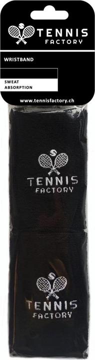 Tennis Factory 8x12 Schweissband schwarz
