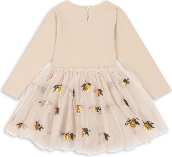 Actual product image Konges Slojd Yvonne Ballerina dress Lemon Sequin (92)