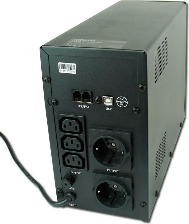 Image du produit Gembird EnerGenie EG-UPS-033 - Onduleur - CA 220 V (1200 VA, 720 W, Line-interactive Onduleur)