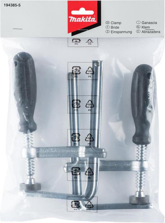Produktbild Makita Schraubzwingen Set (145 mm)