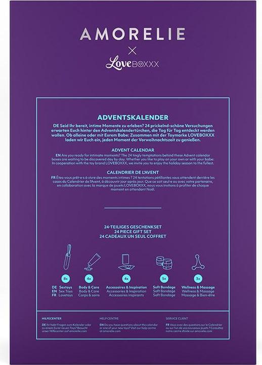Actual product image Amorelie Advent Calendar 2023