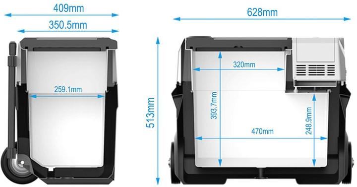 Image du produit Koor Glacière à compresseur ACUX-R 40 avec powerbank (40 l)