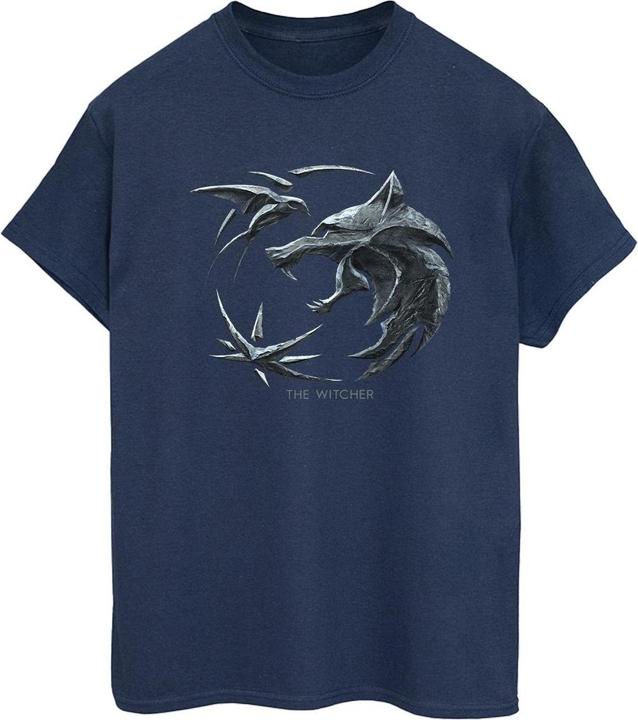 Produktbild Netflix The Witcher Wolf Logo TShirt (M)