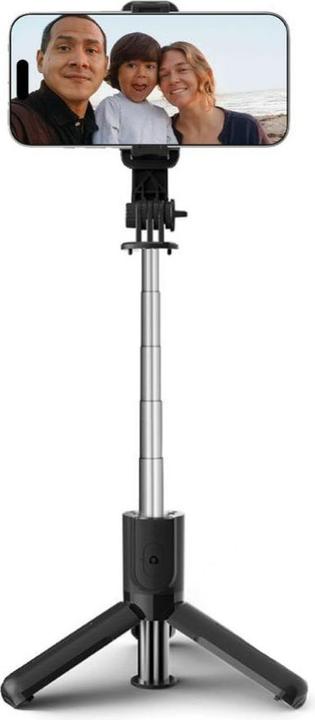 Tech-Protect L02S Bluetooth selfie stick with tripod up to 72cm - black