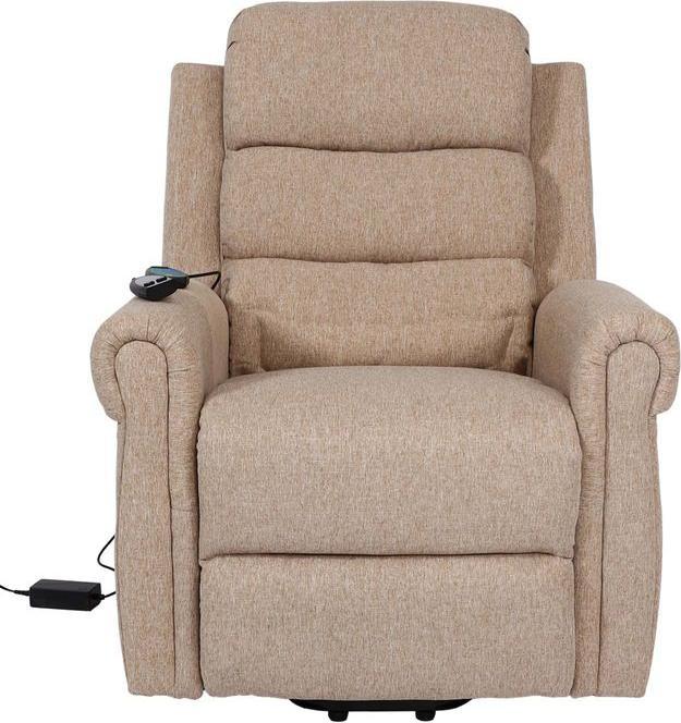 Produktbild Mendler Fernsehsessel HWC-K63, Relaxsessel Sessel, Liegefunktion Aufstehhilfe Massage Heizfunktion, Stoff/Te