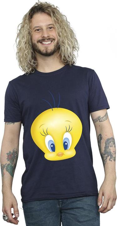 Actual product image Looney Tunes Mens Tweety Face T-Shirt (3XL)