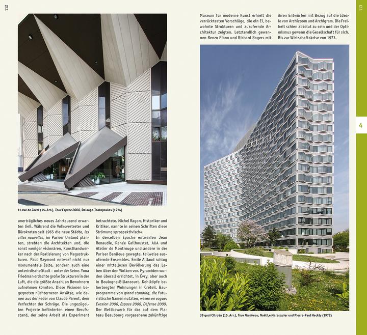 Actual product image Architekturführer Paris (German, Jean-Philippe Hugron, 2024)