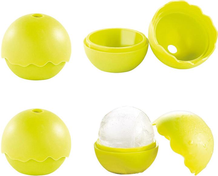 Actual product image Infactory Silicone ice mold for trendy "Ice Balls", set of 4