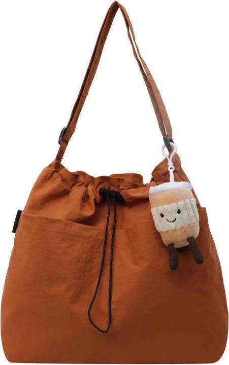 Only-Bags.Store Nylon Umhängetasche Leichtgewichtige Tasche Grosse Kapazität Pendler Tote Tasche Crossbody Tasche