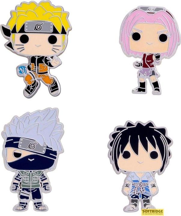 Produktbild Funko NARUTO - 4pk Pin Set - Team 7