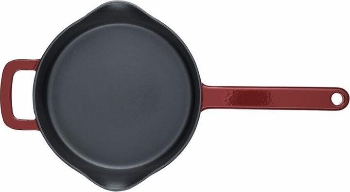 Actual product image Fissler Cast iron pan, burgundy red (24 cm, Frying pan, Cast iron)