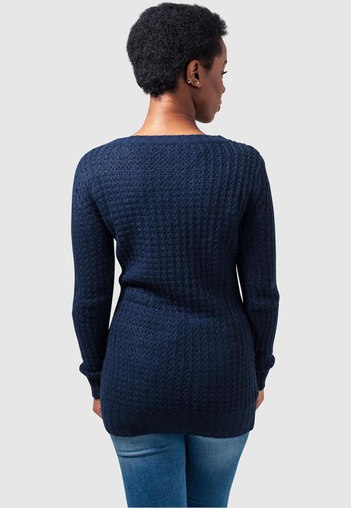 Actual product image Urban Classics Ladies Long Wideneck Sweater (S)