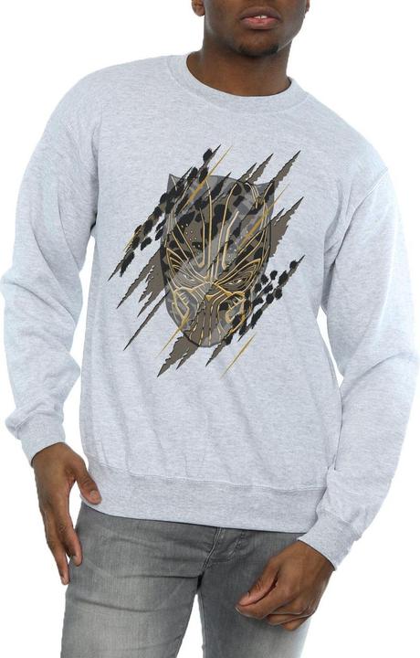 Immagine prodotto Felpa uomo Black Panther Gold Head in cotone (S)