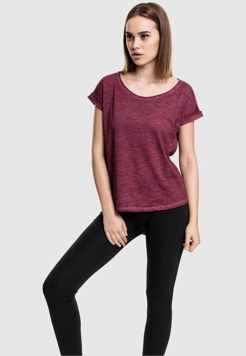 Immagine prodotto Urban Classics Tee lungo da donna a forma di schienale con tintura spray (M)