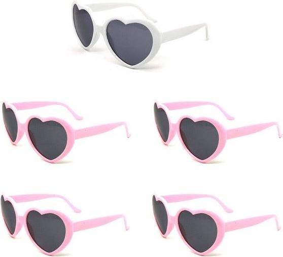 MU Style Herzförmige Sonnenbrille