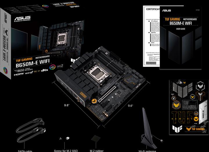 Actual product image ASUS TUF Gaming B650M-E (AM5, AMD B650M, mATX)