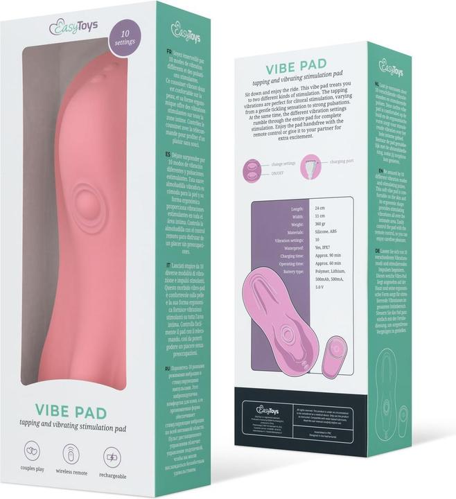 Produktbild Easytoys Vibe Pad Klopfend + Vibrierend Rosa
