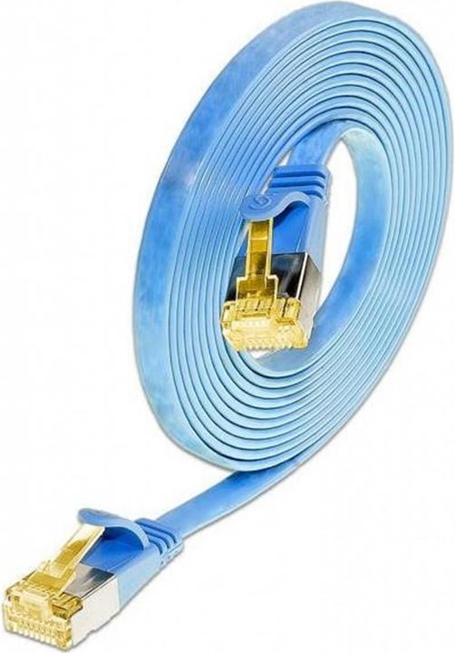 Actual product image Wirewin Slim patch cable: U/FTP, 7.0m, blue (U/FTP, CAT6a, 7 m)
