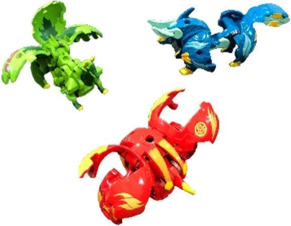 Produktbild Bakugan 'Evolutions' Starter Pack mit 3 (Ultra Aquos Howlkor, Basic Pyrus Pegatrix, Basic Aquos Colo