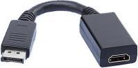 Produktbild Art KABADA DP/HD AL-OEM-84 cable gender changer DisplayPort HDMI Black (HDMI, 1 cm)